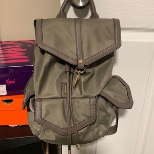 Small Greyish green backpack by Kate Landry